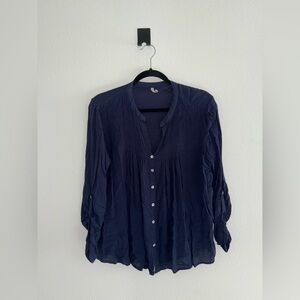 Women's Navy Blouse